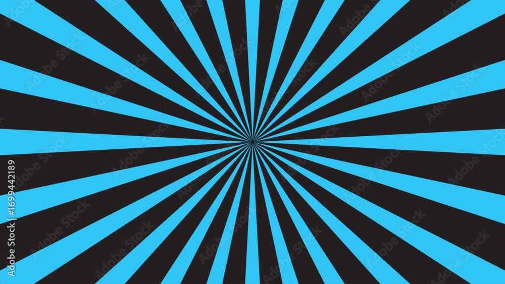 Fototapeta premium Sunburst Background Vector Design – Radiant Minimal Abstract Illustration