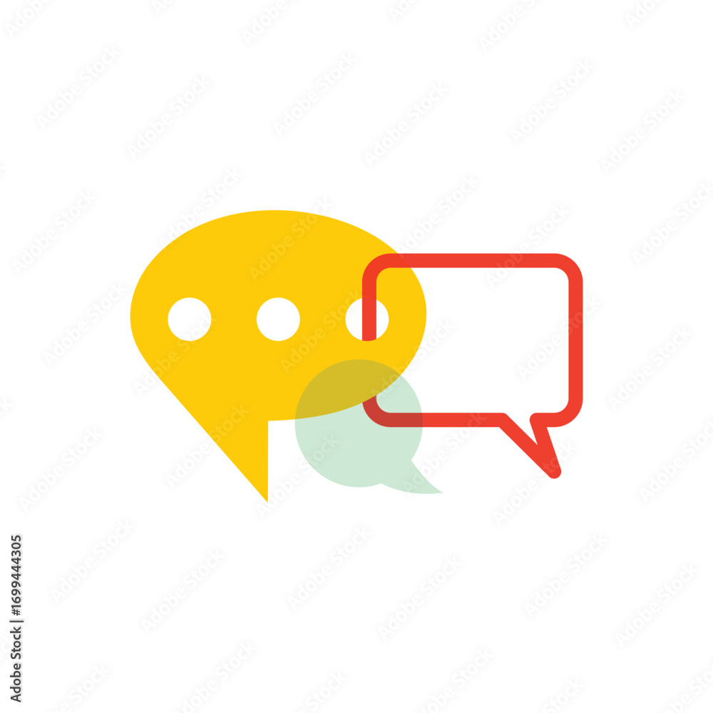 Naklejka premium Speech bubble