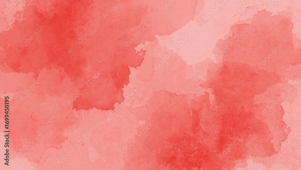 Fototapeta premium Abstract Watercolor Texture Splash: Vibrant Red and Pink Background with Artistic Patterns and Elegant Design