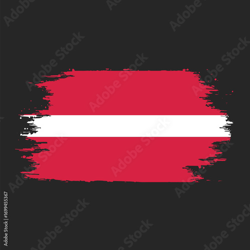 Latvia Flag Brush Paint Images With Transparent Background, Stock Photos, 3D objects, Latvia flag Royalty Free Vector Image, Symbol of Latvia 