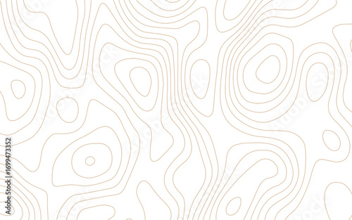 Abstract topographic line pattern background. minimal topography contour map wallpaper with wavy line pattern. geography map grid backdrop. geographic mountain relief.