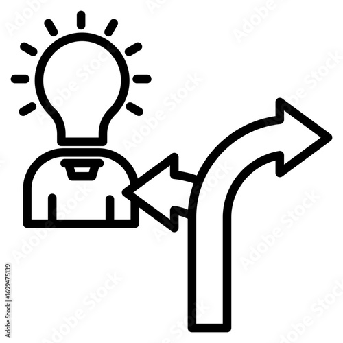 Pioneer Path Icon For Design Elements