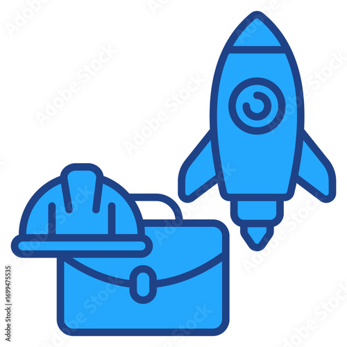 Startup Builder Icon For Design Elements