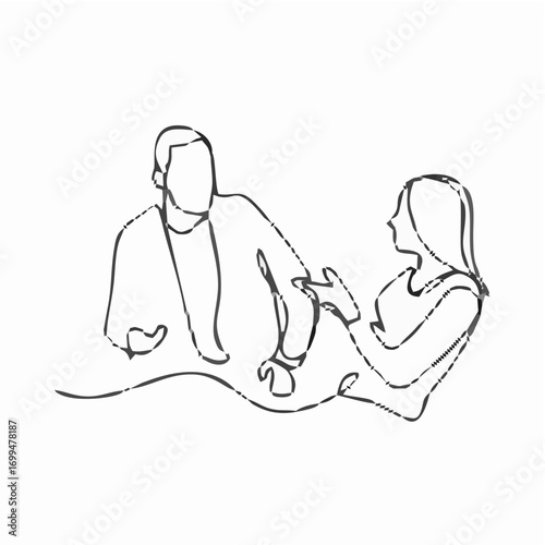 Two Startup Founders Chat Vec...