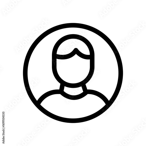 NFT Avatar Line Icon of Digital Collectibles Icon Set