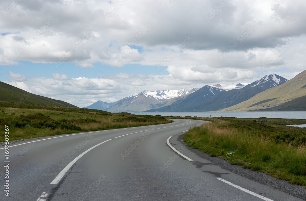 Fototapeta premium road to the mountains