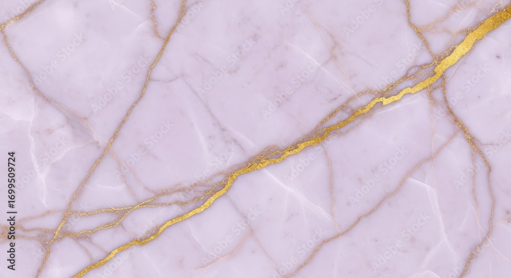 Obraz premium Elegant Pink Marble Texture with Gold Veins - Luxurious Background