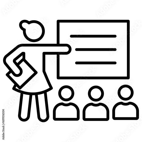 Instruct Outline Icon