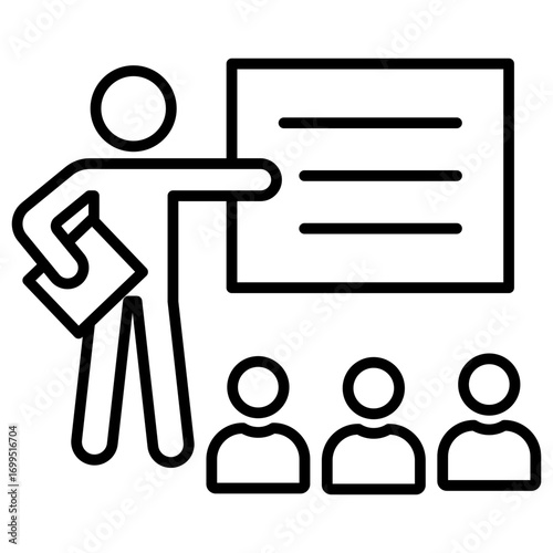 Teaching Outline Icon