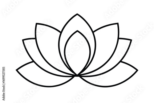 vector illustration of a flower design icon art