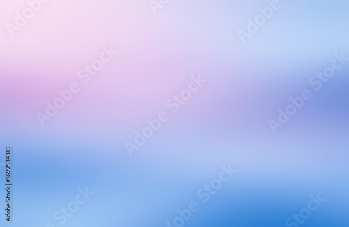 Soft shades of blue and pink blend gently across the background, creating a peaceful and elegant gradient.