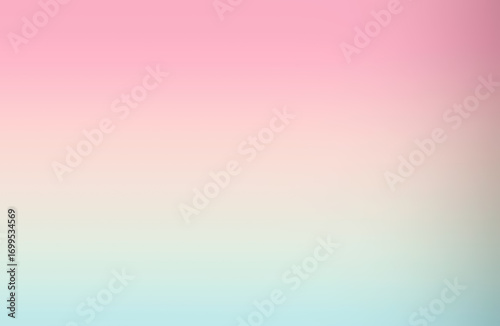 A gentle gradient flows from soft pink to light blue, with a touch of cream in between, creating a serene and airy background.