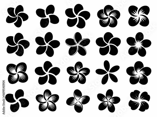 black and white icons