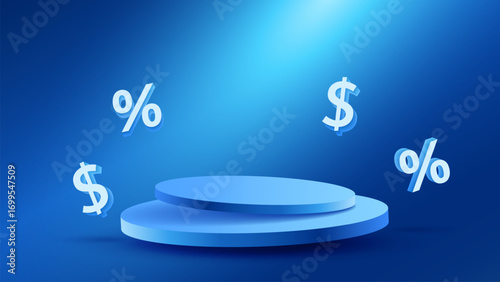 Sale Shopping Banner with Flash icon and 3D text on lighting background. Flash Sales template design for website and social media. Flash Sale promotion.