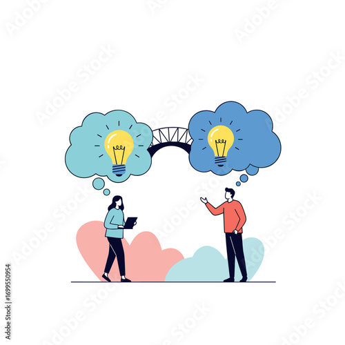 Collaborative thinking sparks innovation and bridges diverse ideas through shared understanding