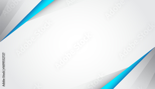 Elegant geometric blue and gray business