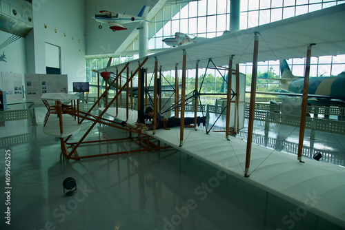 Tapety artystyczne Wright Flyer Replica Display