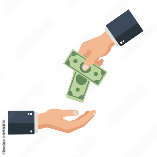 A Financial Deal: The Exchange of Cash in a Business Transaction