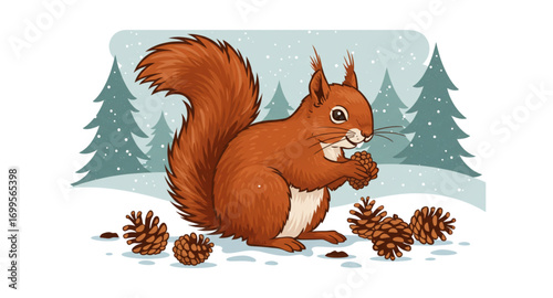 squirrel with nut