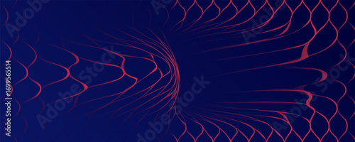 Abstract net background blue and gold for sports, Mesh texture for fishing nets. Seamless pattern for sportswear or soccer goal, volleyball net, vector modern,eps10
