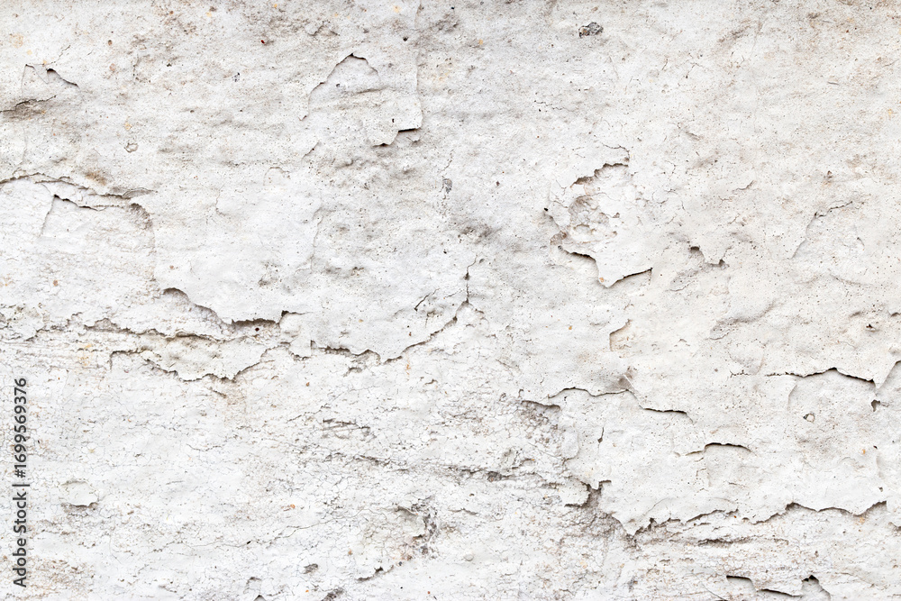 Obraz premium Light Gray Stucco Wall Texture. Abstract Background