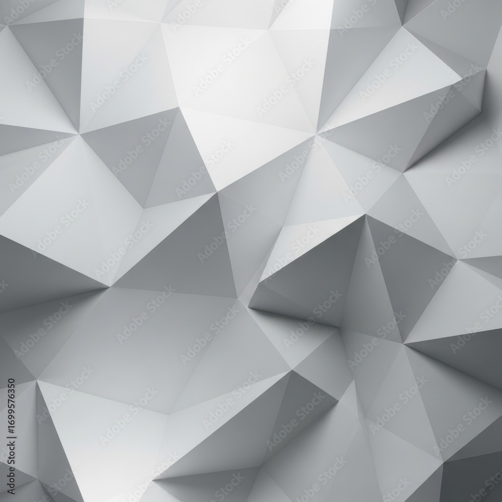 Fototapeta premium Abstract polygonal facets create a dynamic and modern geometric design