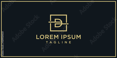 D Square Logo Design Inspiration