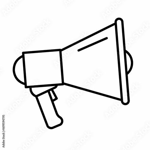 megaphone icon vector illustration