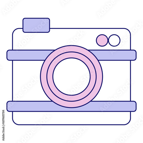 Vector Illustration of Content Creator Girl with Laptop and Social Media Elements