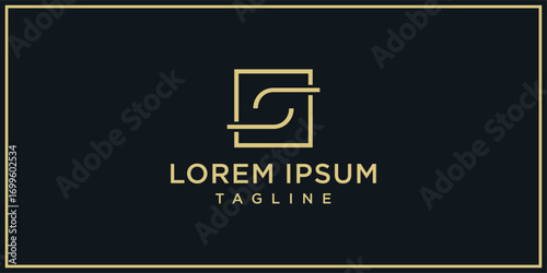 S Square Logo Design Inspiration