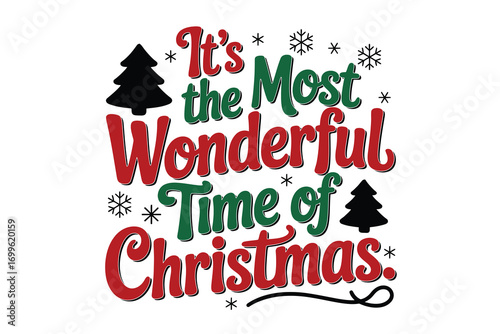 Christmas Cheer A festive and heartwarming typography design expressing the joy and wonder of the holiday season. This image is a symbol of christmas season.