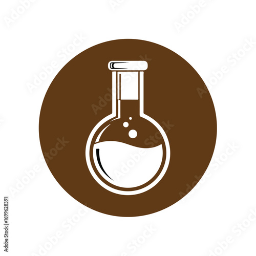 Chemistry Experiment Vector. A Clean and Professional Design for Chemical Engineering, Laboratory, and Education
