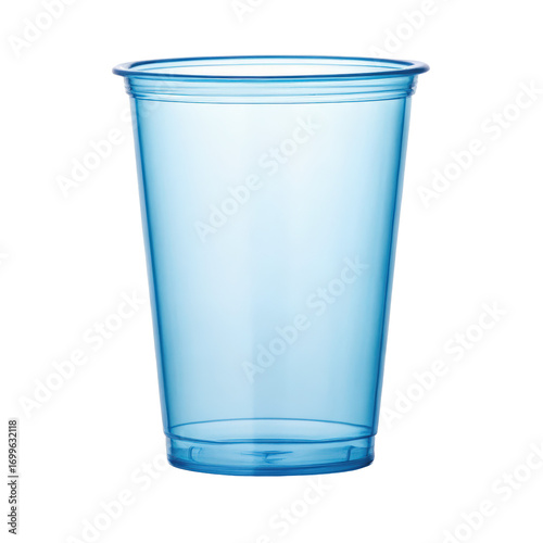 Wallpaper Mural empty blue transparent plastic cup plastic cup blue plastic cup transparent cup empty cup drinking cup transparent background image Torontodigital.ca