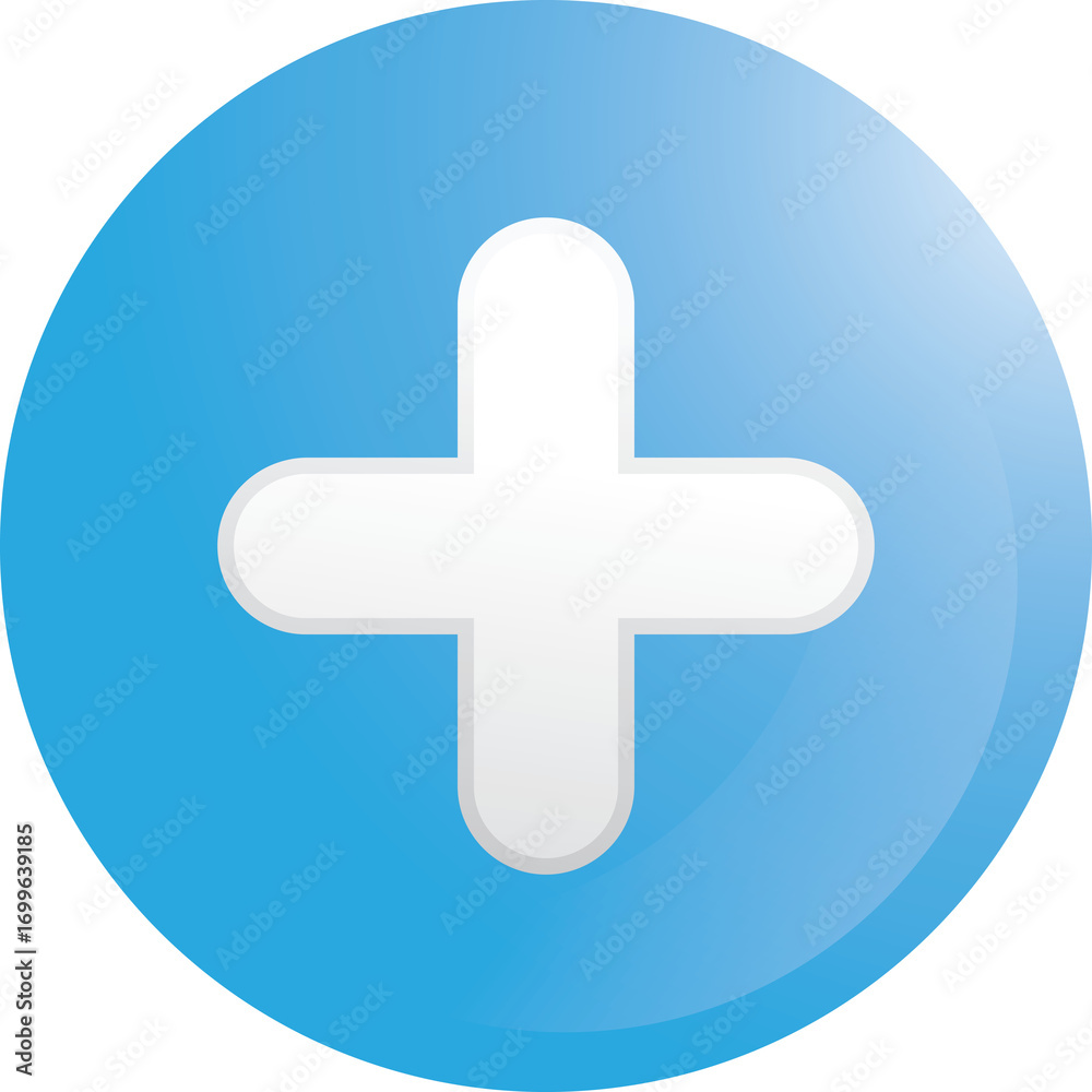 Fototapeta premium Plus Symbol Icon