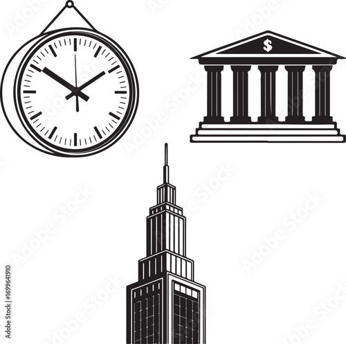 Time, Money, and Power Business Concept Art