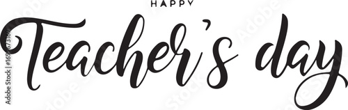 Minimalist Teacher's Day Logo Design