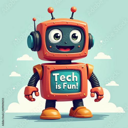 Tech is Fun funny cartoon android
