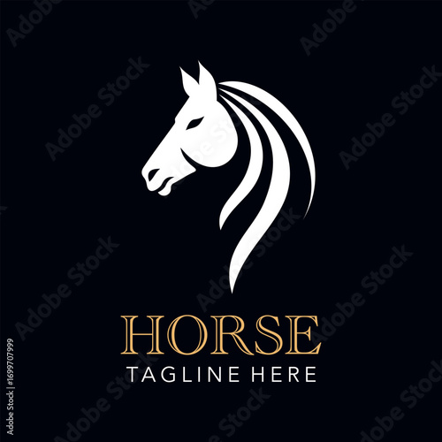 Horse Logo Vector Template