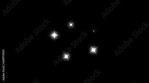 Wallpaper Mural Sparkling stars Shine animation on black screen, glowing glitter burst sparkle effect overlay, Shimmering light, twinkling Stars effect, Fairy shining flashing magic twinkle stars chroma key. 4k Torontodigital.ca