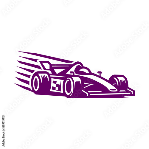 Formula Racing Car Icon Speed amp Motion