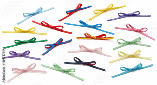 Assorted Ribbon Bow Collection for Gift Wrapping, Craft Projects, and Decorative Accents, Perfect for Adding a Festive Touch to Celebrations and Special Occasions