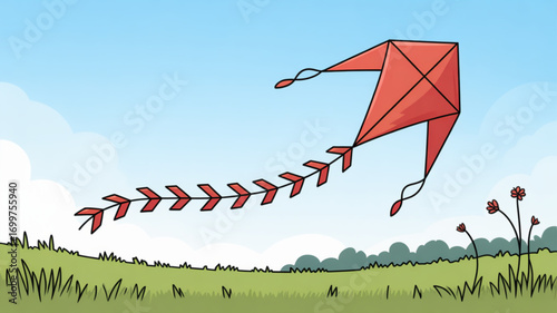 A sleek airplane soars through the sky, symbolizing the thrill of aviation and the freedom of flight
