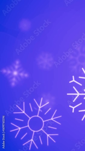 blue snowflake background