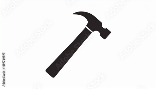 Wallpaper Mural black hammer silhouette tool icon Torontodigital.ca