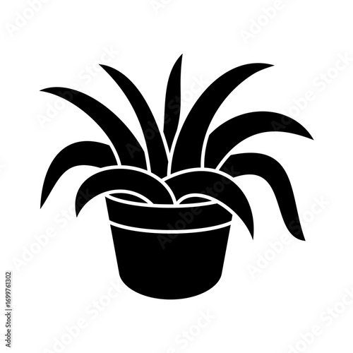Plant Icon Black
