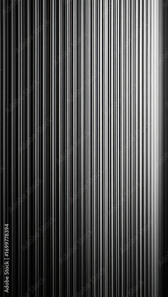 Obraz premium Abstract vertical stripes pattern texture with subtle gradient and digital glitch effect