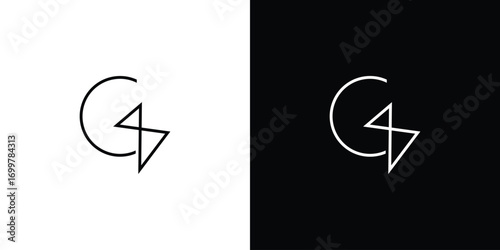 Unique and modern G infinity logo design