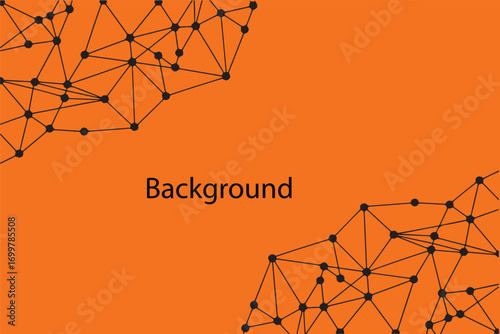 Abstract Polygon Mesh – "Geometric polygonal mesh vector background, modern abstract style, white background."