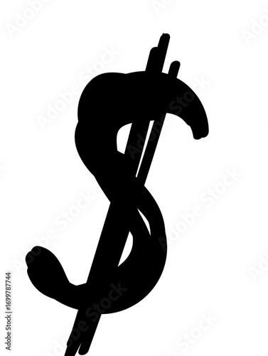 Dollar, zeichen, Symbol