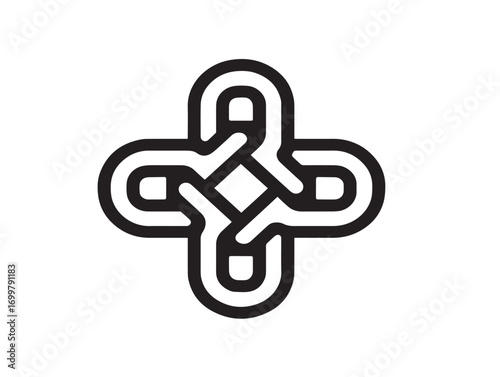 Elegant healthcare adhesive remover symbol in clean vector